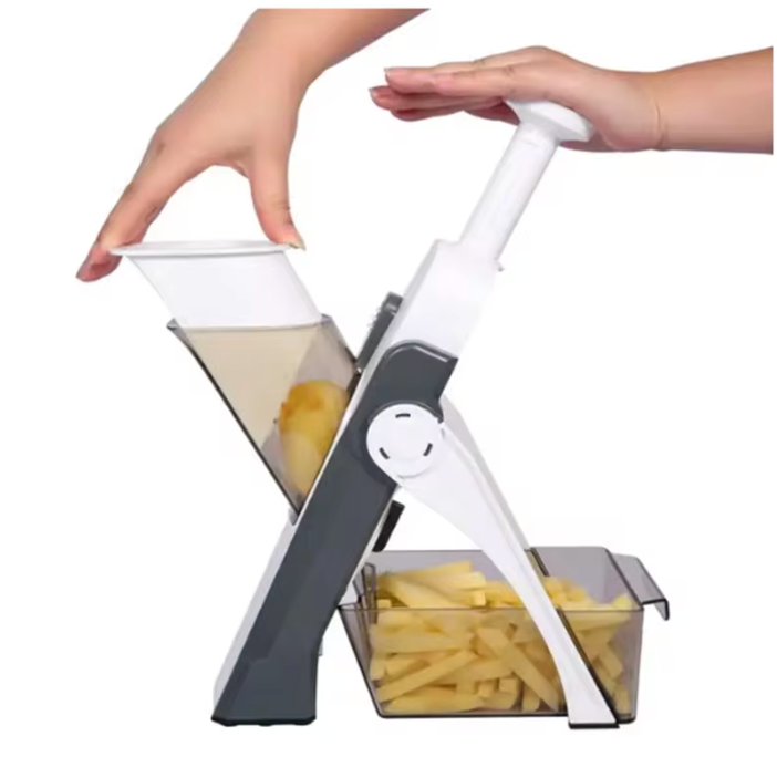 １台５役 多機能野菜カッター 家庭用キッチンスライサー 細切り ガーリックカッター