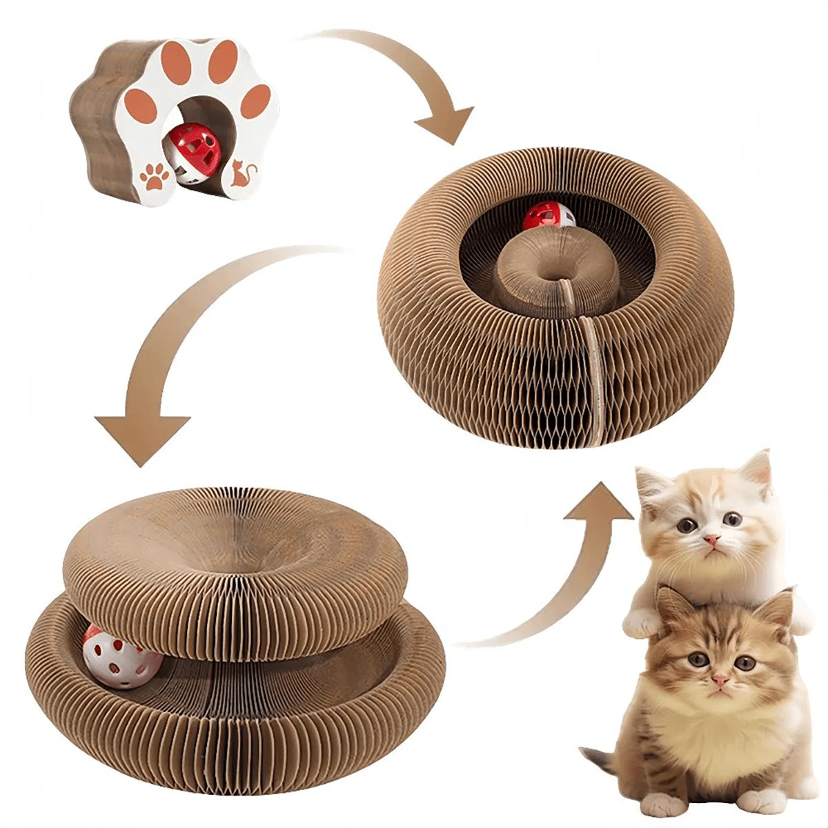 猫ちゃんの爪研ぎおもちゃ